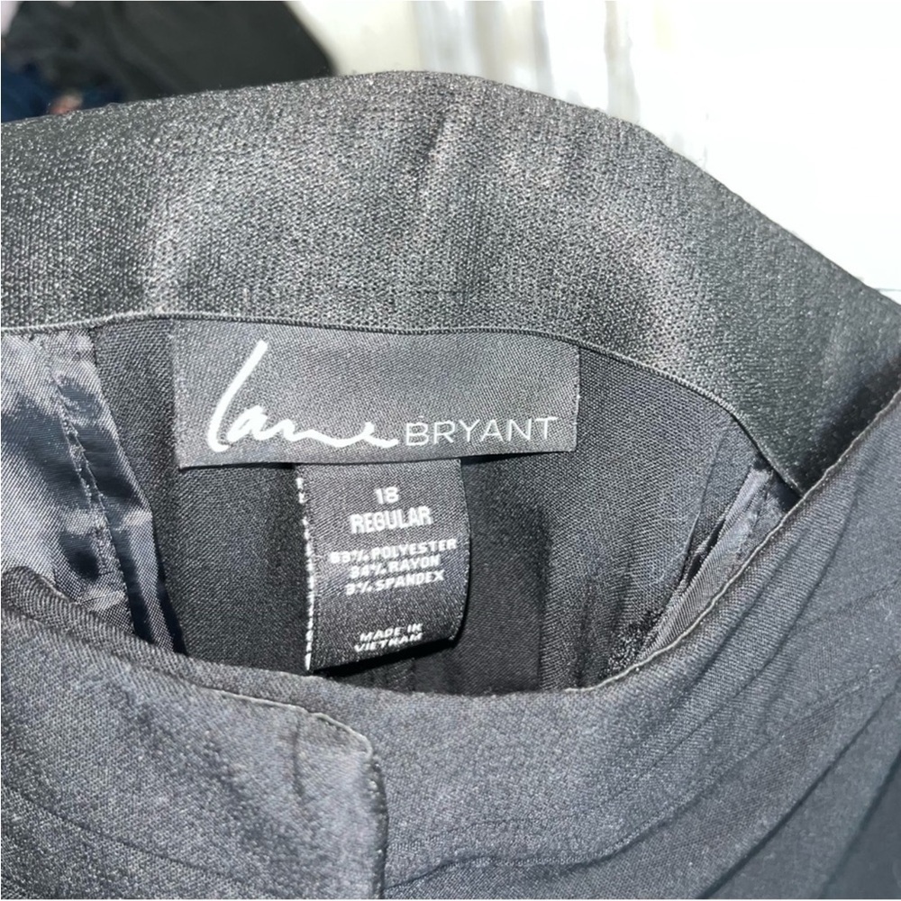 Lane Bryant Black Straight Leg Pants - Picture 6 of 6